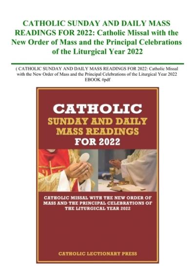 Joseph in the texts by way of a permanent correction sticker. . Catholic missal 2022 pdf